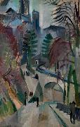 robert delaunay Paysage de Laon oil painting on canvas